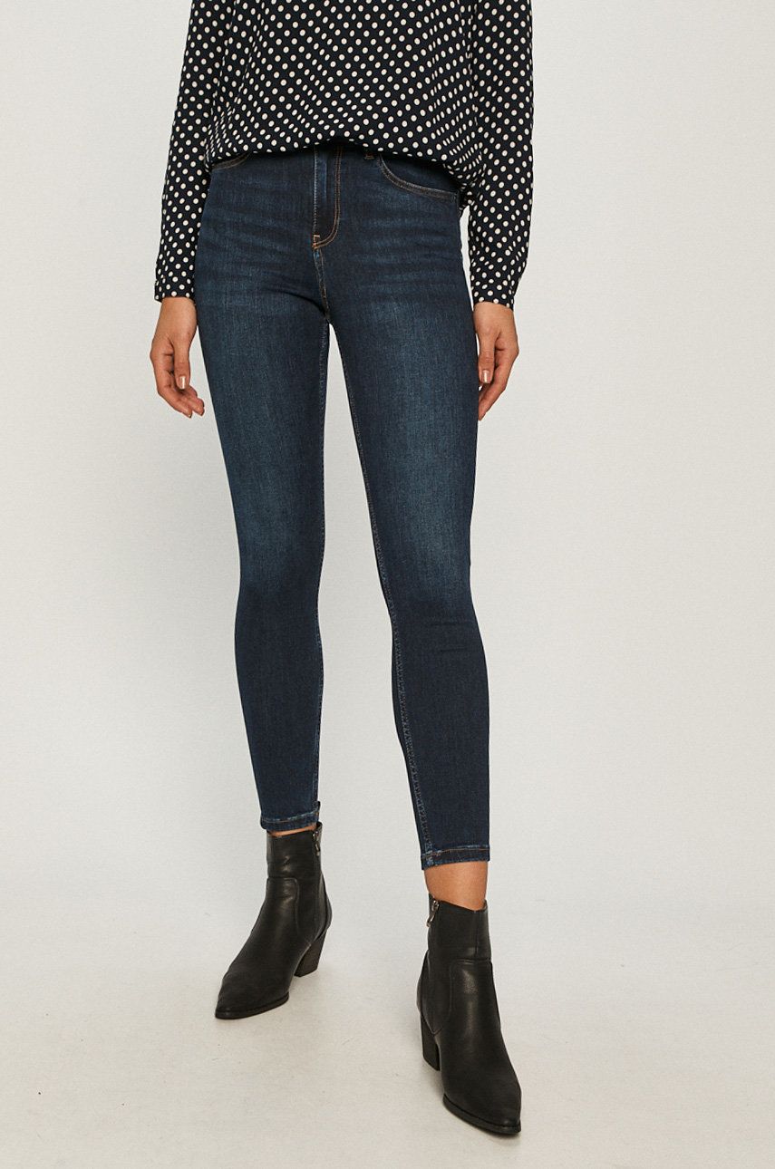 Jeansi Cross Jeans super skinny cu talia inalta din denim elastic Judy MBYK-SJD00F_55X